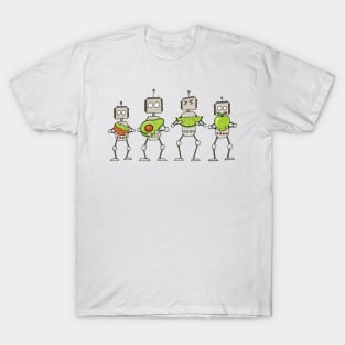 Kiwi Avocado Lime Apple Bots T-Shirt